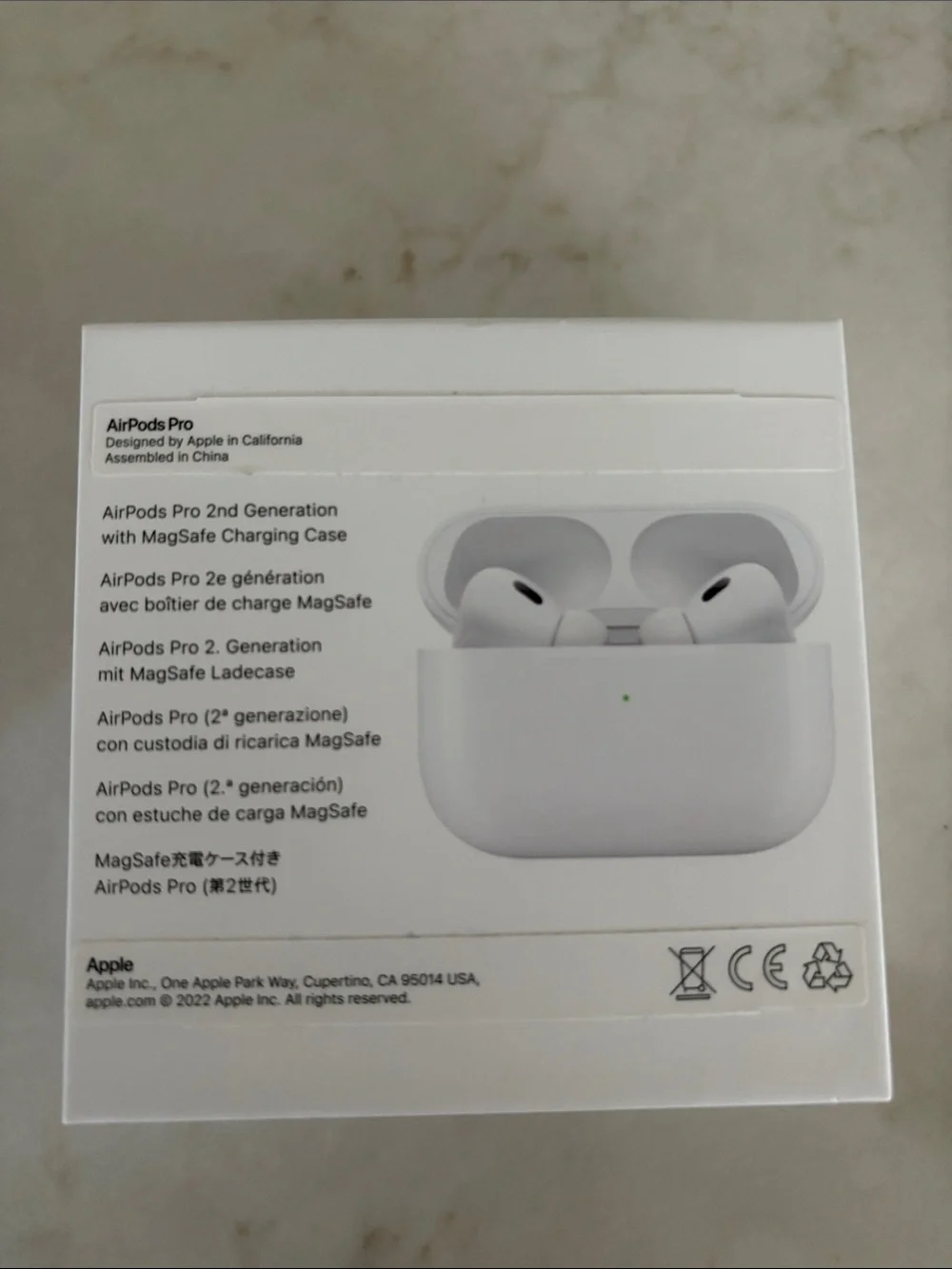 Apple White Wireless Earbuds with Charging Case